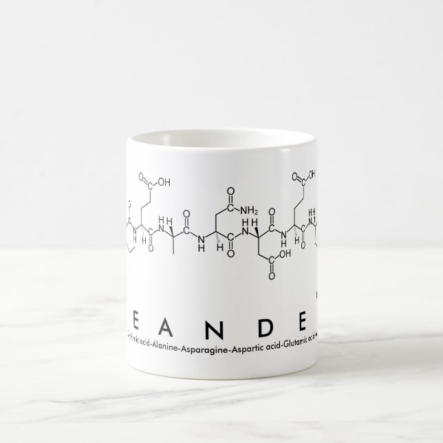 Mug nom peptide Leander (Centre)
