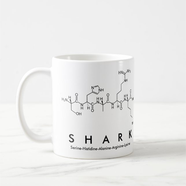 Mug nom peptide requin (Gauche)