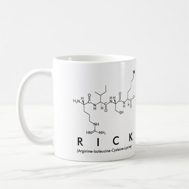 Mug nom peptide Rick (Gauche)
