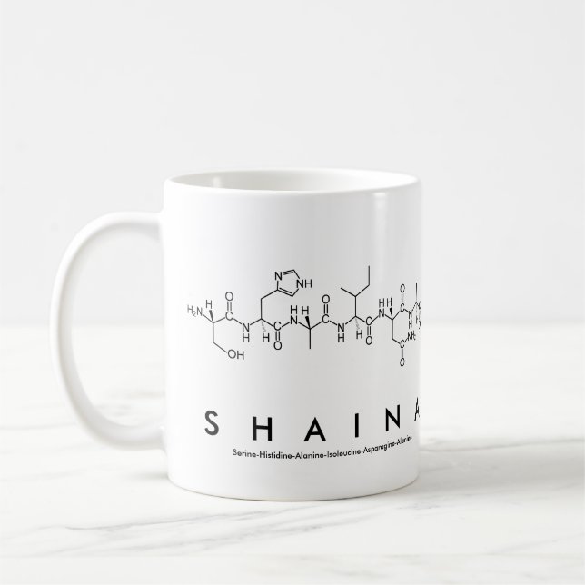 Mug nom peptide Shaina (Gauche)