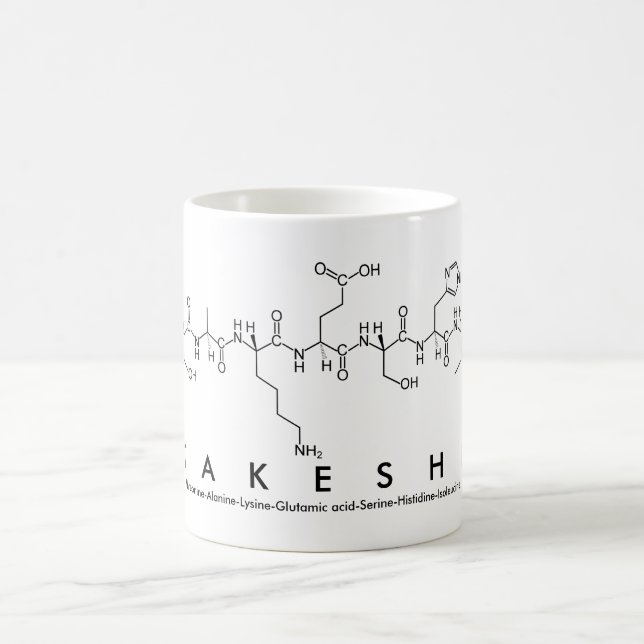 Mug nom peptide Takeshi (Centre)