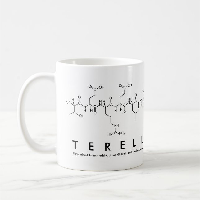 Mug nom peptide Terell (Gauche)