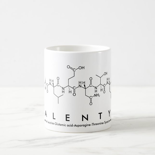 Mug nom peptide Valentyn (Centre)
