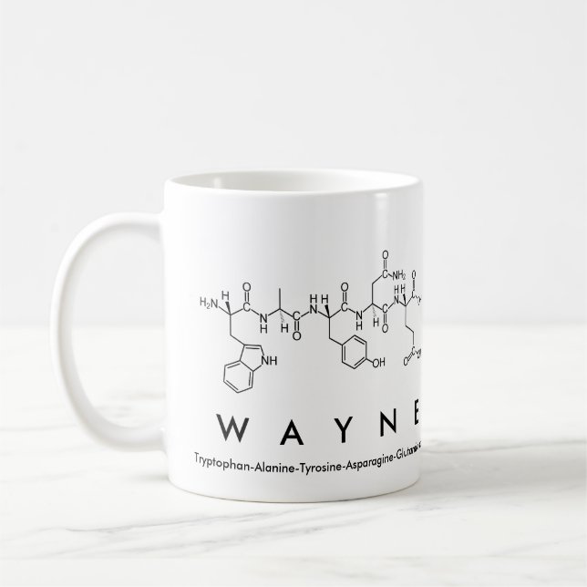 Mug nom peptide Wayne (Gauche)