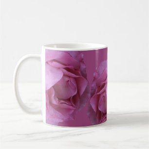 Mug Nom personnalisable Karen joli rose rose rose flor
