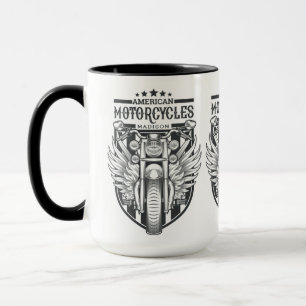 Mug Nom personnalisé "American Motocycles" musiques