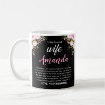 Nom personnalisé avec message rose pour femme