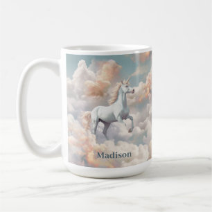 Mug Nom personnalisé belle licorne