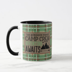Mug NOM personnalisé Cabine Camping Aventure