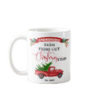 Nom personnalisé Camion Vintage Ferme fraîche Arbr
