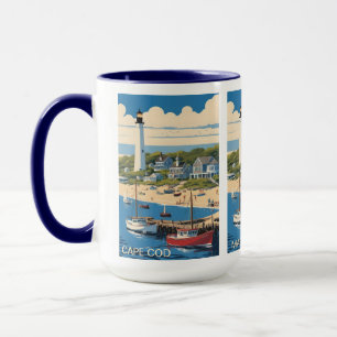 Mug Nom personnalisé Cape Cod Massachusetts