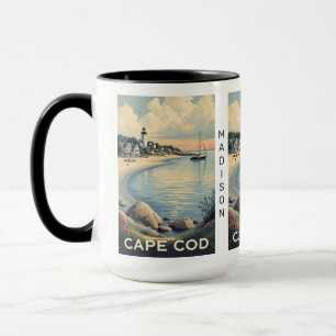 Mug Nom personnalisé Cape Cod Massachusetts