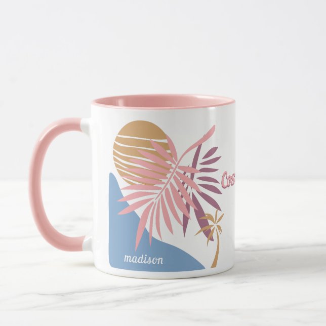 Mug Nom personnalisé Costa Rica (Gauche)