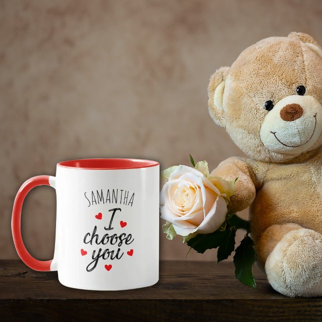 Mug Nom personnalisé de la Saint Valentin (Créateur téléchargé)