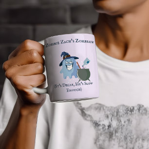 Mug Nom personnalisé drôle fantôme sarcastique boisson