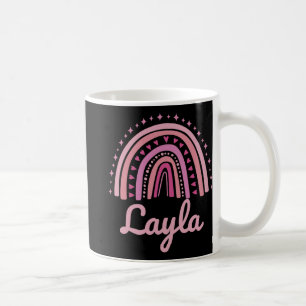 Mug Nom Personnalisé Drôle Femmes Rose Arc-en-ciel Lay
