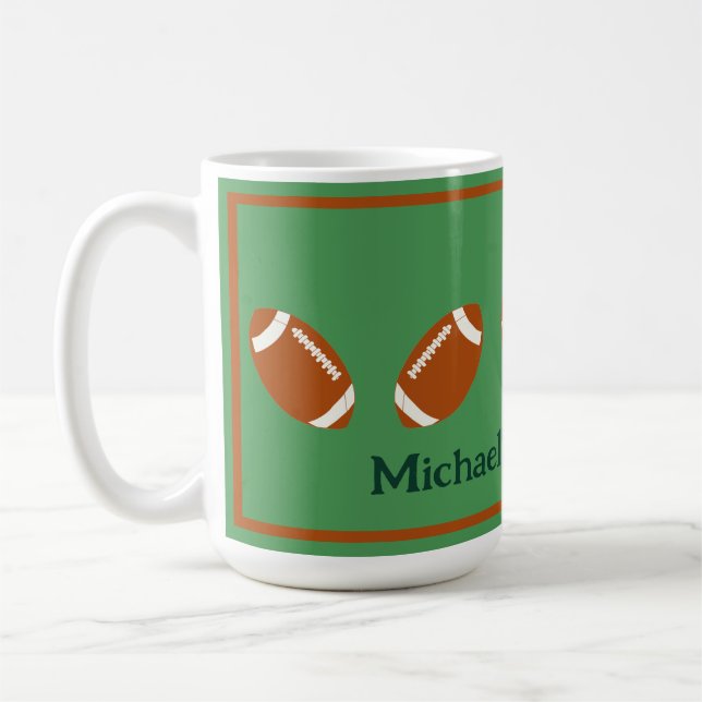 Mug Nom PERSONNALISÉ DU Football (Gauche)