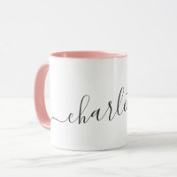 Nom personnalisé en écriture minimaliste manuscrit