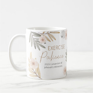 Mug Nom Personnalisé Exercice JW 2023 Patience