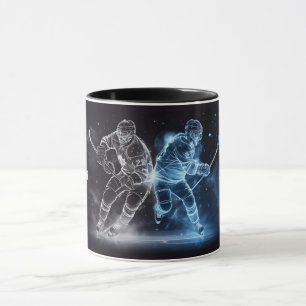 Mug Nom personnalisé Hockey sur glace