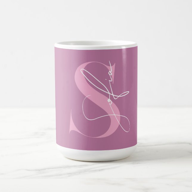 Mug Nom personnalisé initiales Fille (Centre)