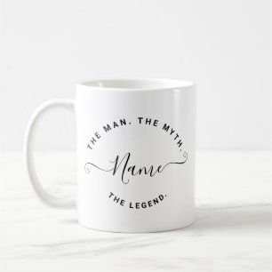 Mug Nom Personnalisé L'Homme Le Mythe La Légende