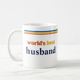 Mug Nom personnalisé Meilleur Mari du Monde Cadeau Per