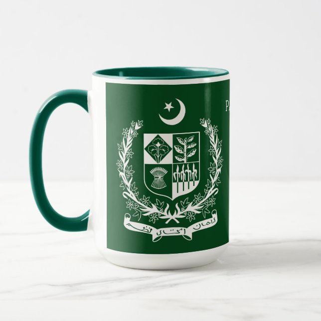 Mug Nom personnalisé Pakistan (Gauche)