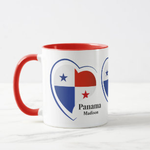 Mug Nom personnalisé Panama Love