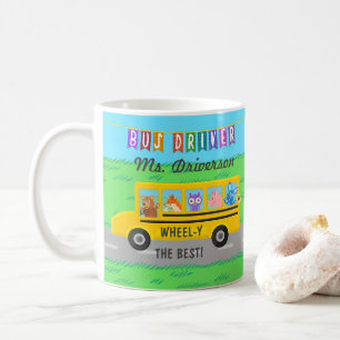 Mug Nom personnalisé par   mignon d'animaux de