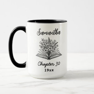 Mug Nom personnalisé pour 30e anniversaire - Chapitre 