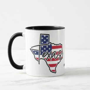 Mug Nom personnalisé Texas
