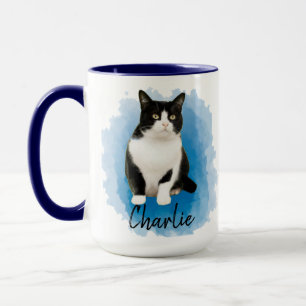 Mug Nom photo de chat personnalisé Kitty Lovers Propri