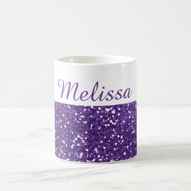 Mug Nom pourpre à la mode de coutume de parties (Centre)