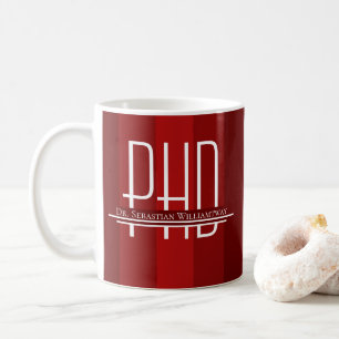 Mug Nom Red Graduate PhD