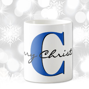 Mug Nom, Septembre Sapphire Bleu   Joyeux Noël