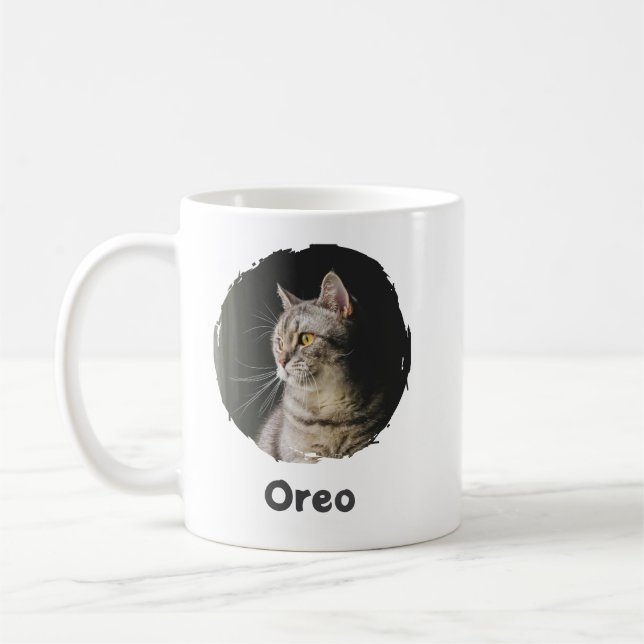 Mug Nom simple de l'animal de compagnie Amoureux de le (Gauche)