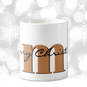 Mug Nom, Topaze dorée de Novembre Joyeux Noël