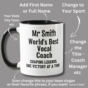 Mug Nom, Worlds Best Vocal Chanteur Entraîneur