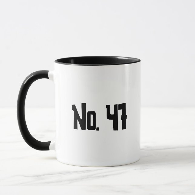 Mug Nombre 47 Carol Cousins (Gauche)