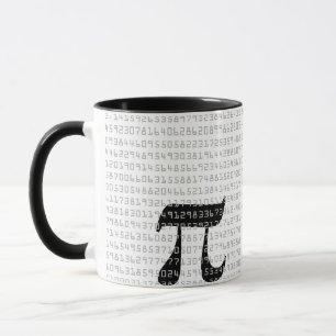 Mug Nombreux chiffres de Pi Mathematical Constante