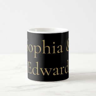 Mug Noms Noir Et Or