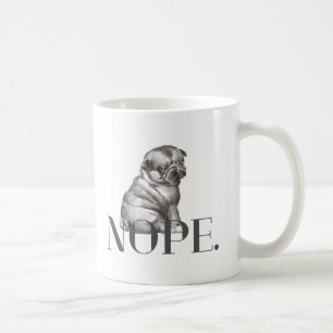 Mug Non. Amusant Amoureux des chiens français de Bulld