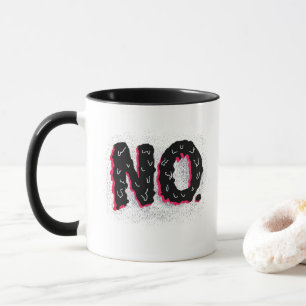 Mug Non : Déclaration négative manuscrite