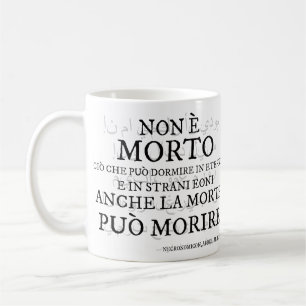 Mug "Non è morto..." - Il verso del Necronomicon