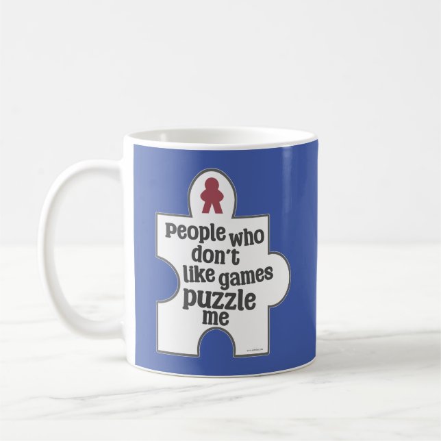 Mug Non Gaming People Puzzle Me Gamer Joie (Gauche)