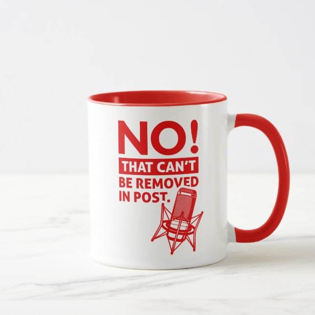 Mug NON qui ne peut pas être supprimé dans le post - S (Droite)