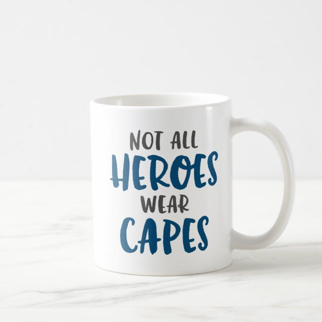 Mug Non tous les caps d'usage de héros (Droite)