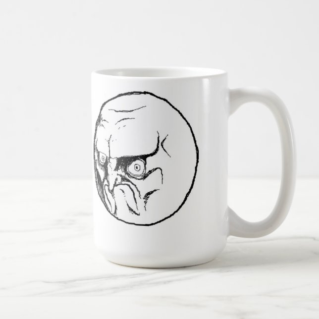 Mug NON Visage de rage (Droite)