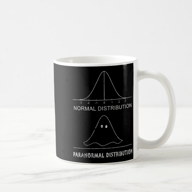 Mug Normal Paranormal Distribution Funny Math Ghost Ha (Droite)